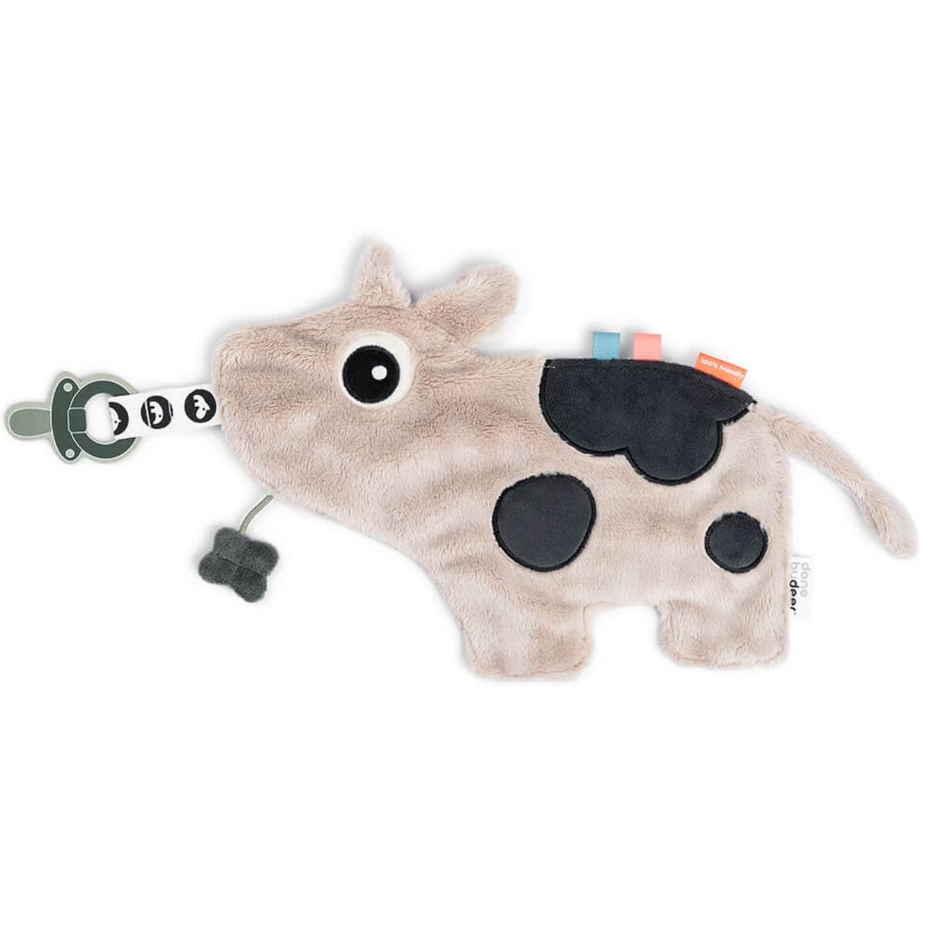 Doudou attache-sucette sable