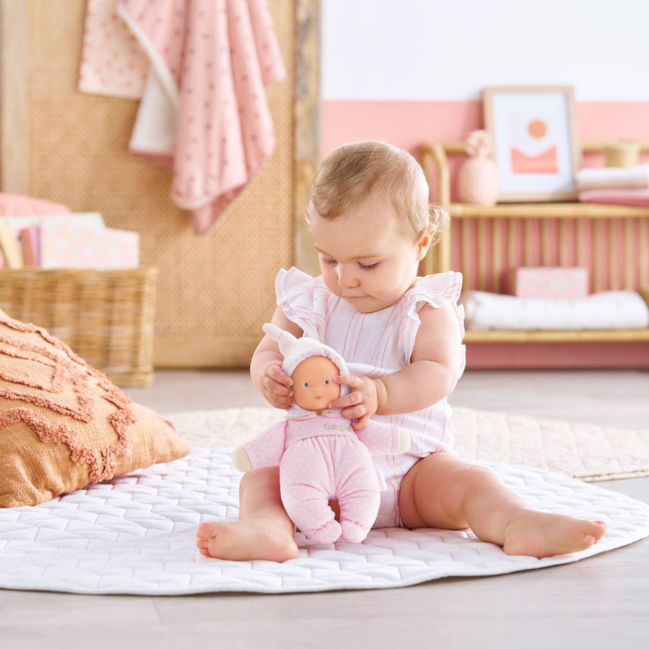 Doudou babidoux rêves d'étoiles multicolore