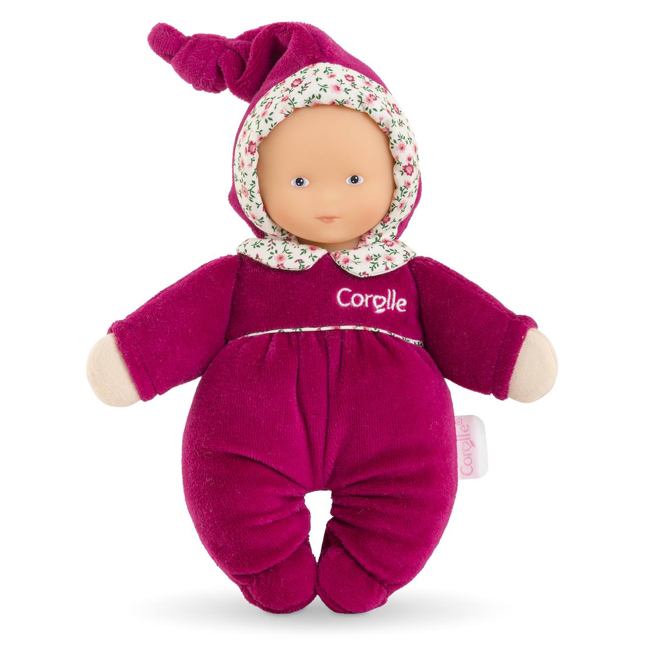 Doudou babidoux rose grenadine multicolore
