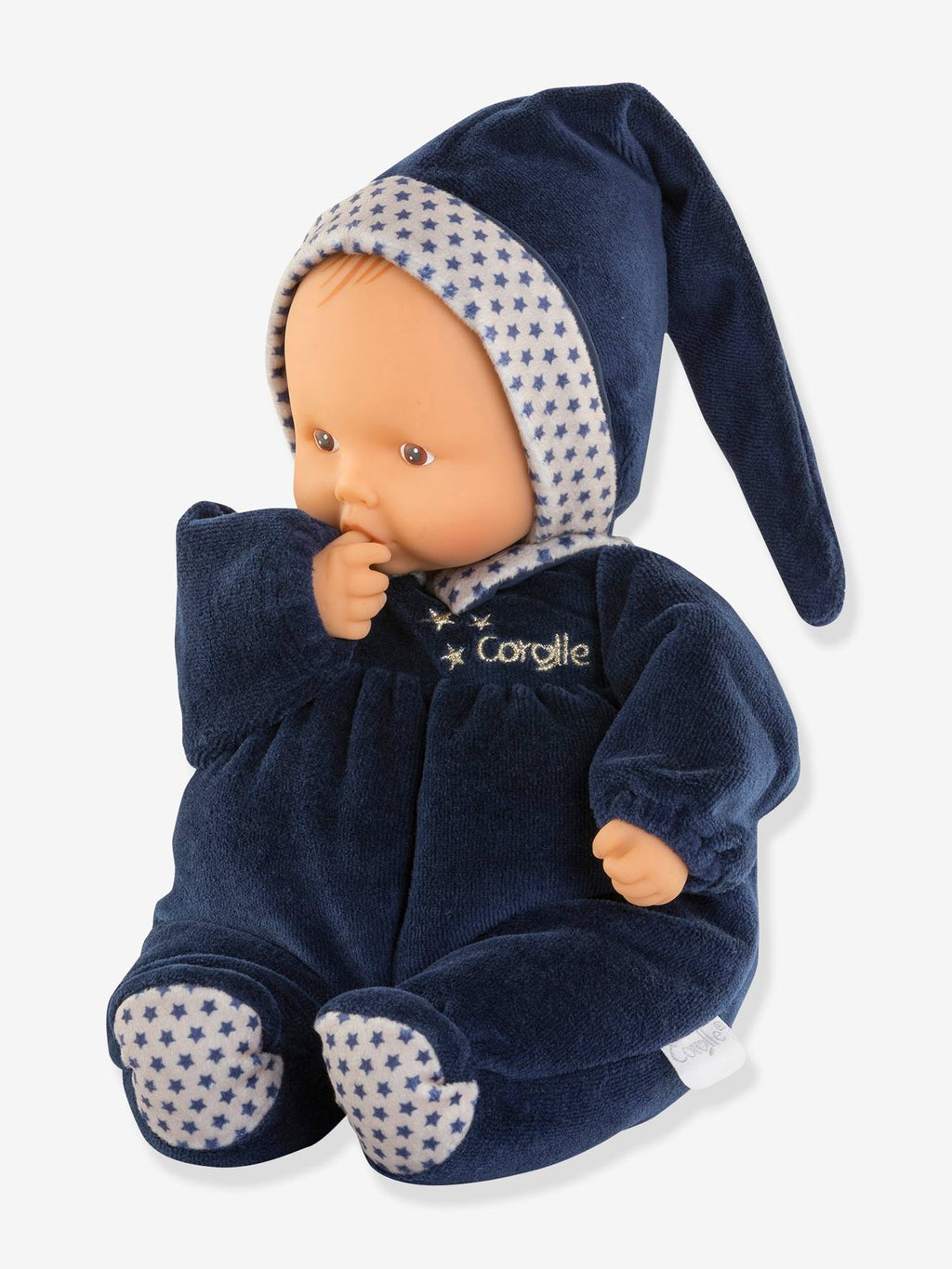 Doudou babipouce marine rêves d'étoiles - marine