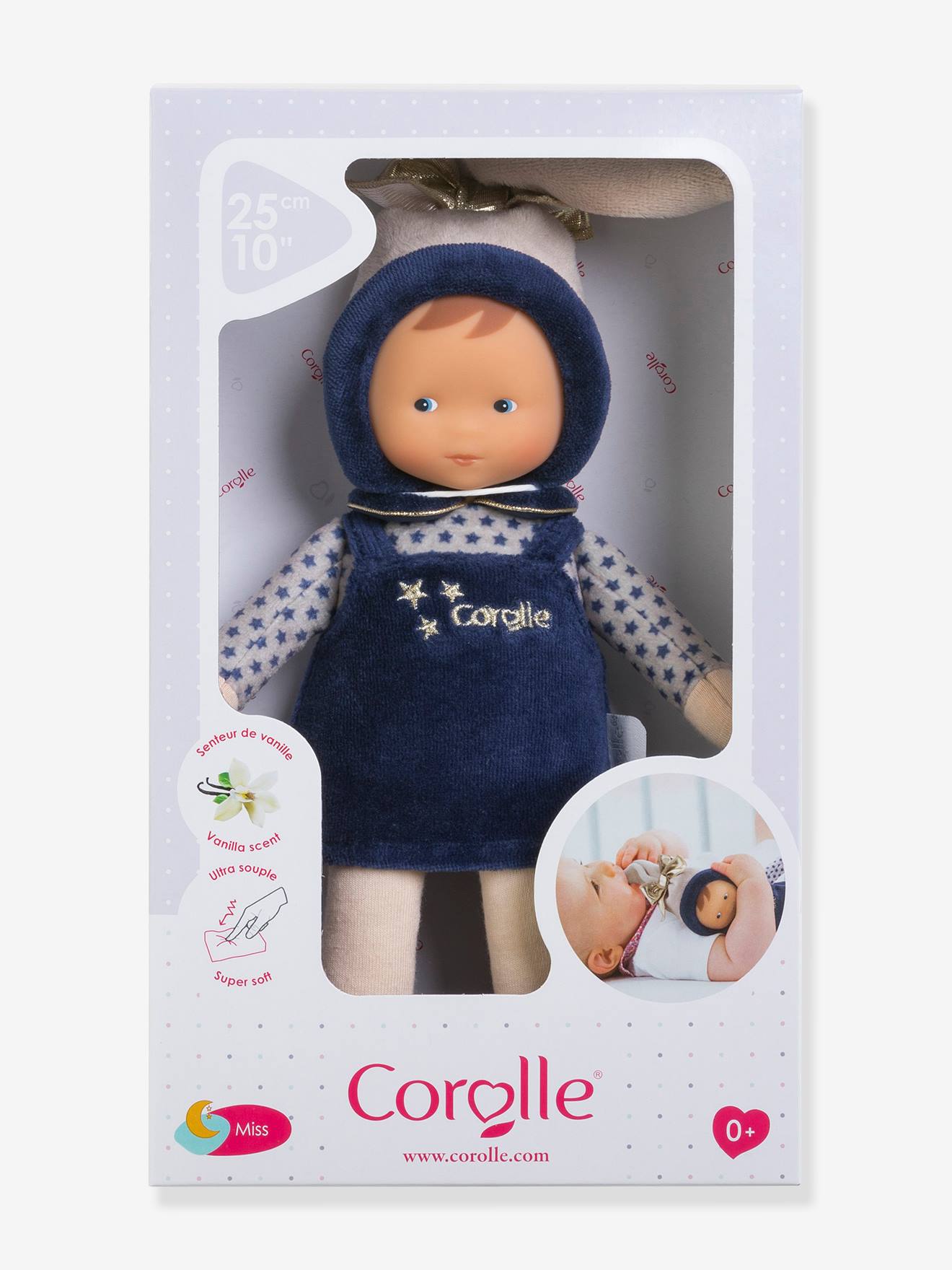 Doudou bébé miss marine rêves d'étoiles - marine