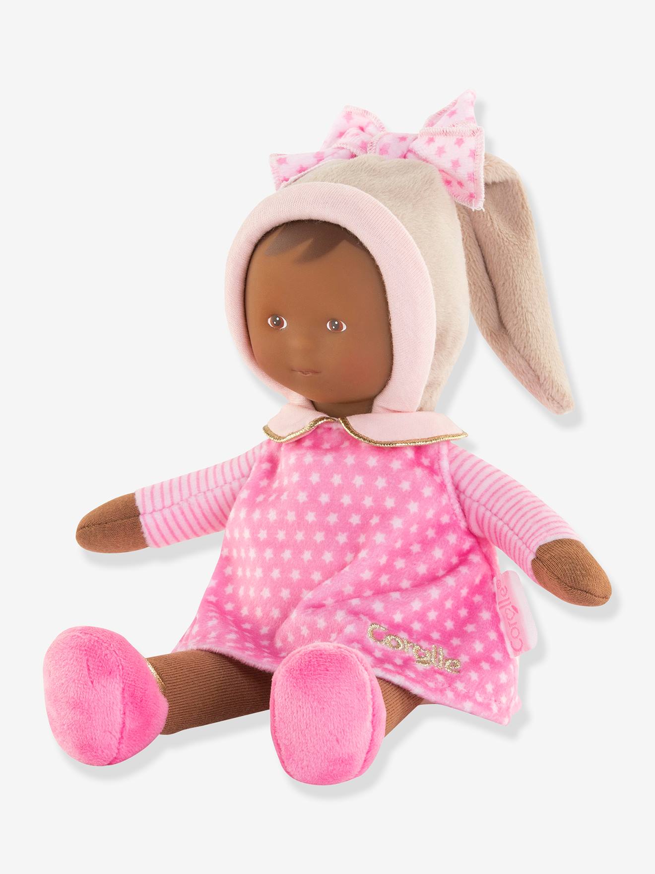 Doudou bébé miss rêves d'étoiles - rose