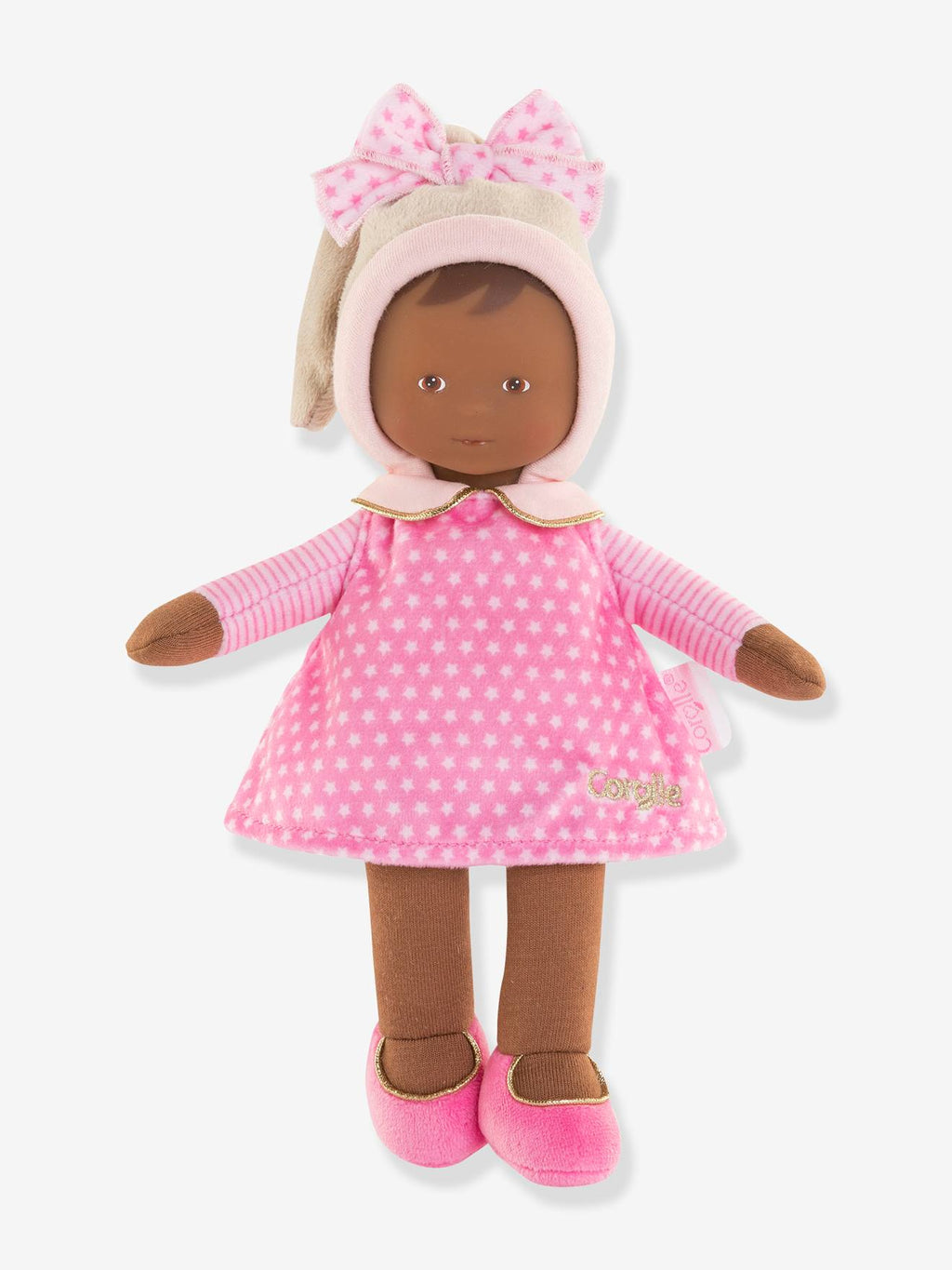 Doudou bébé miss rêves d'étoiles - rose