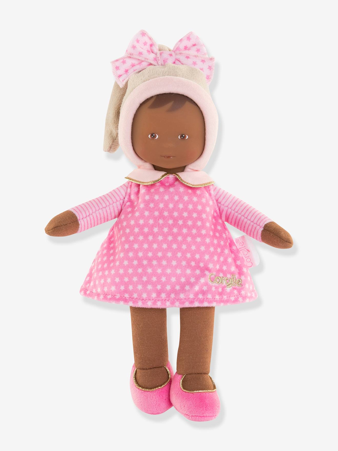 Doudou bébé miss rêves d'étoiles - rose
