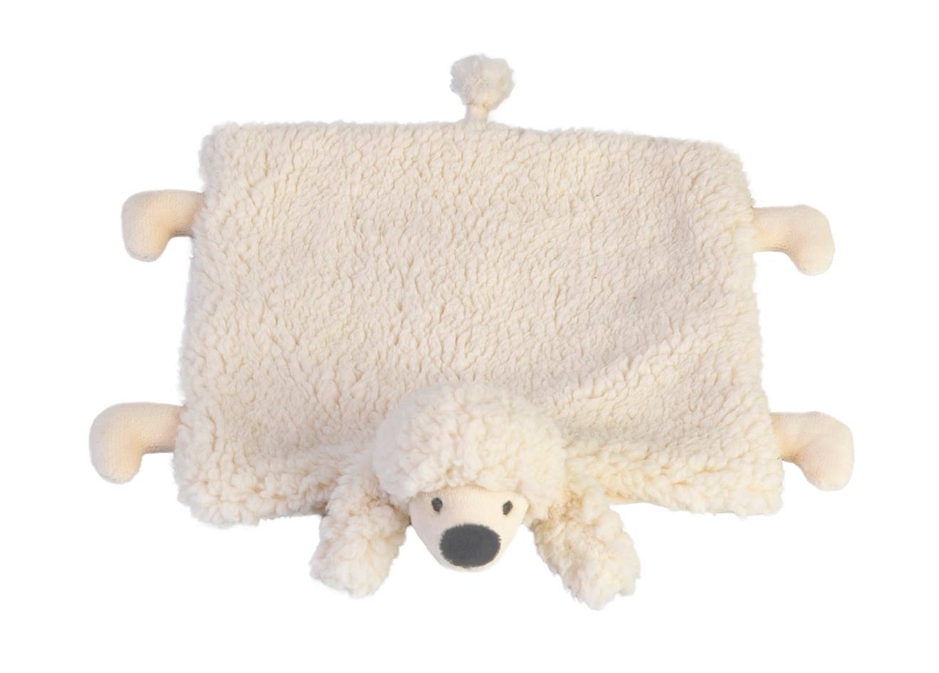 Doudou caniche peter 26 cm beige