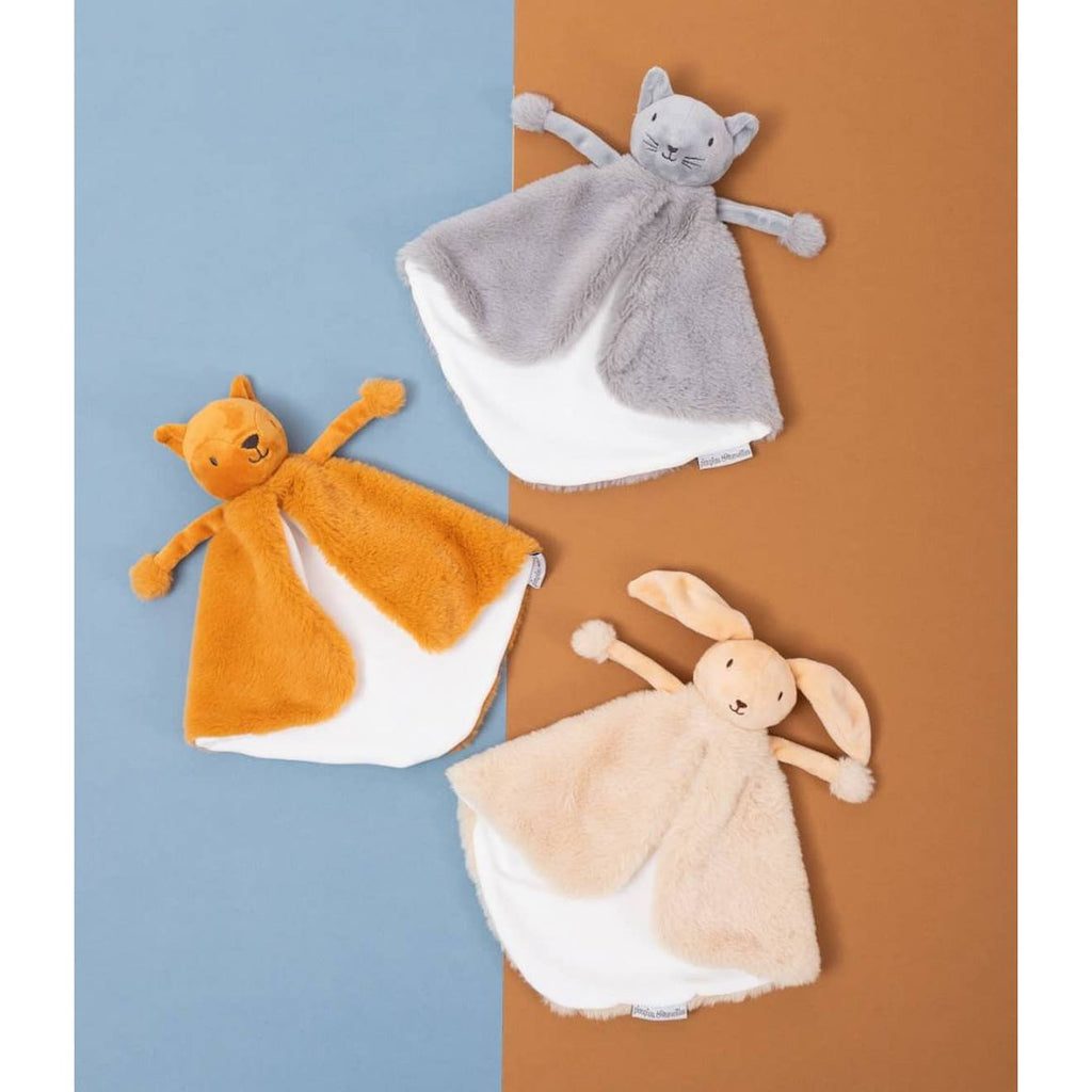 Doudou cape marionnette oscar le chat gris