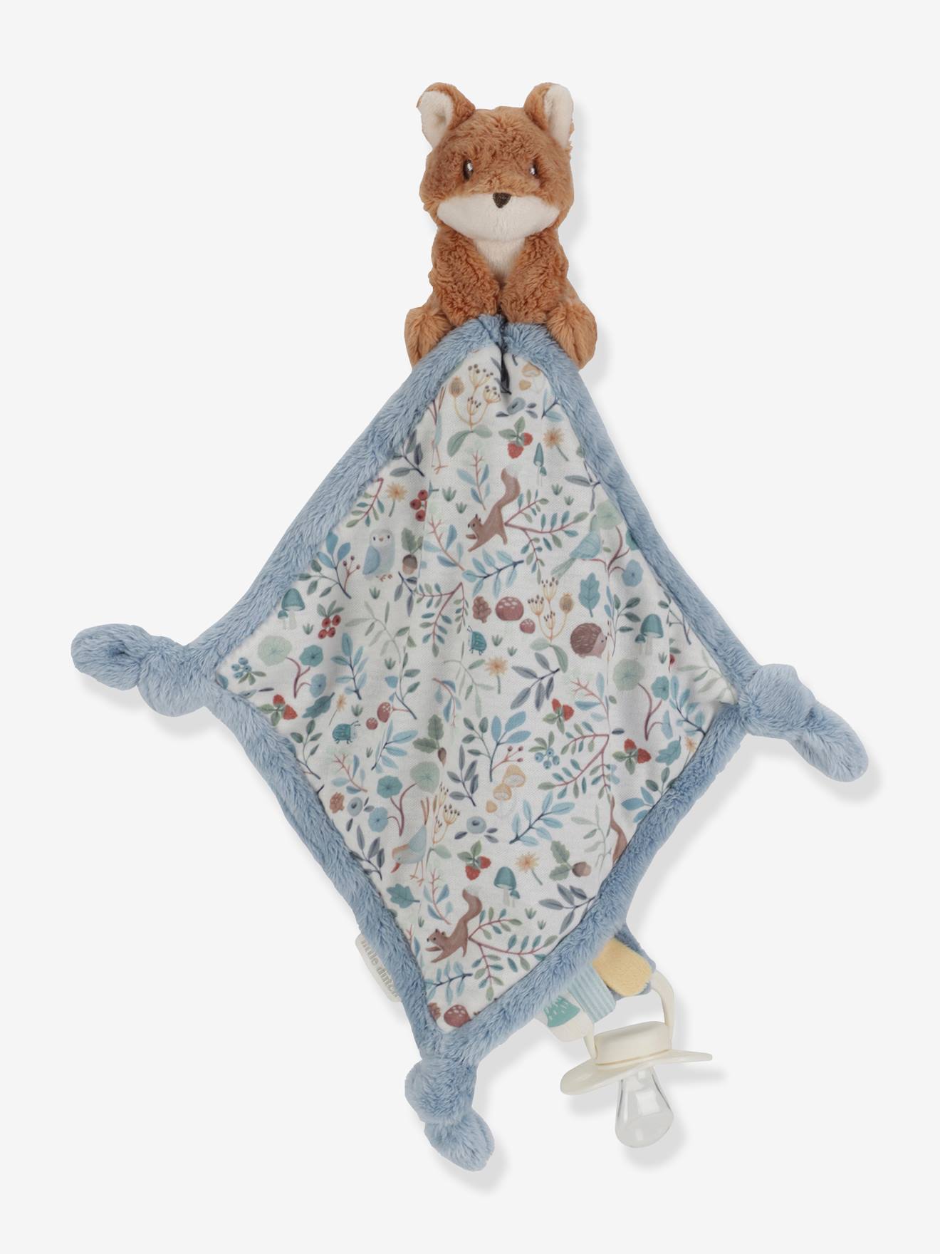 Doudou carré poule - forest friends