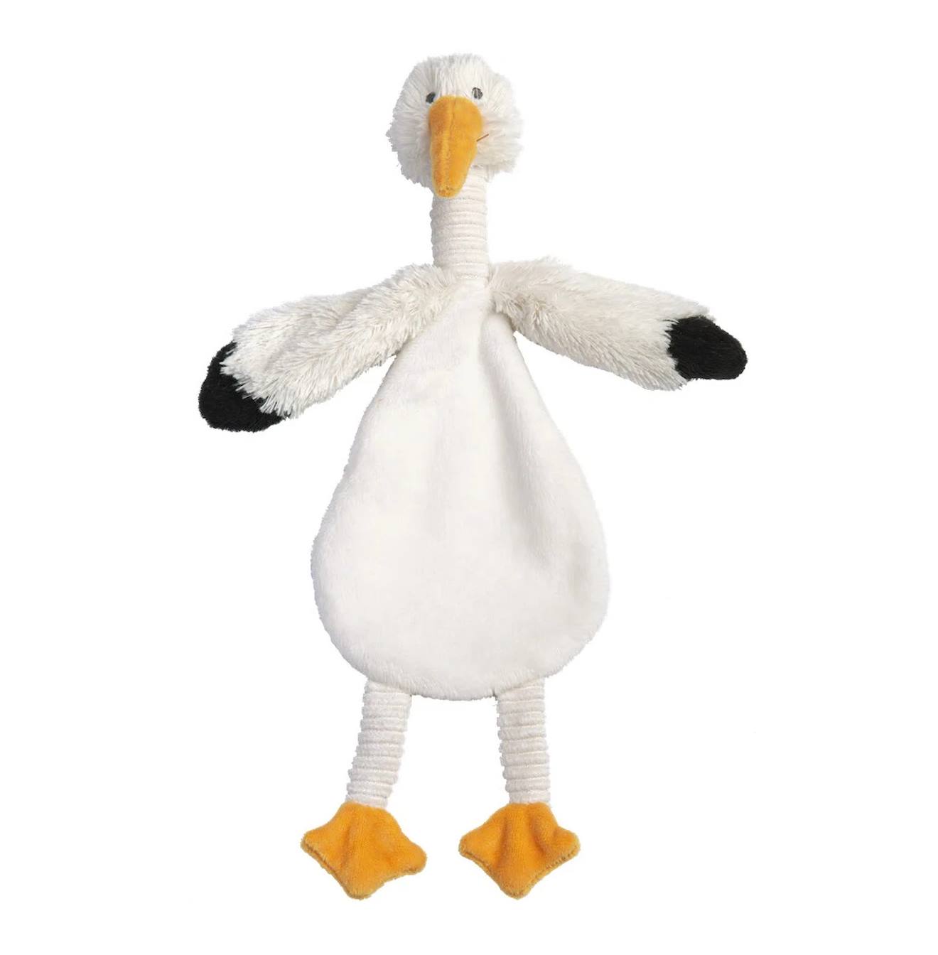 Doudou cigogne sky 29 cm blanc