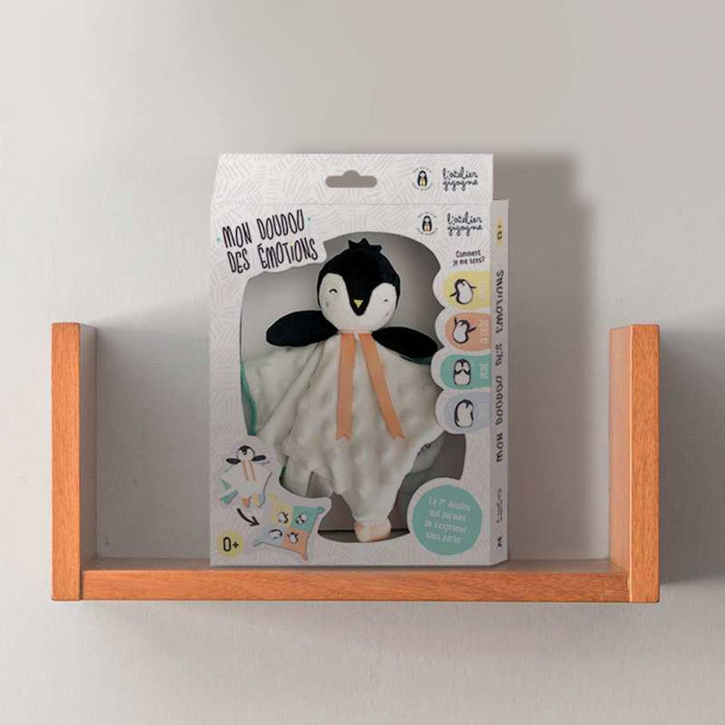 Doudou des émotions – éveil & sensoriel blanc
