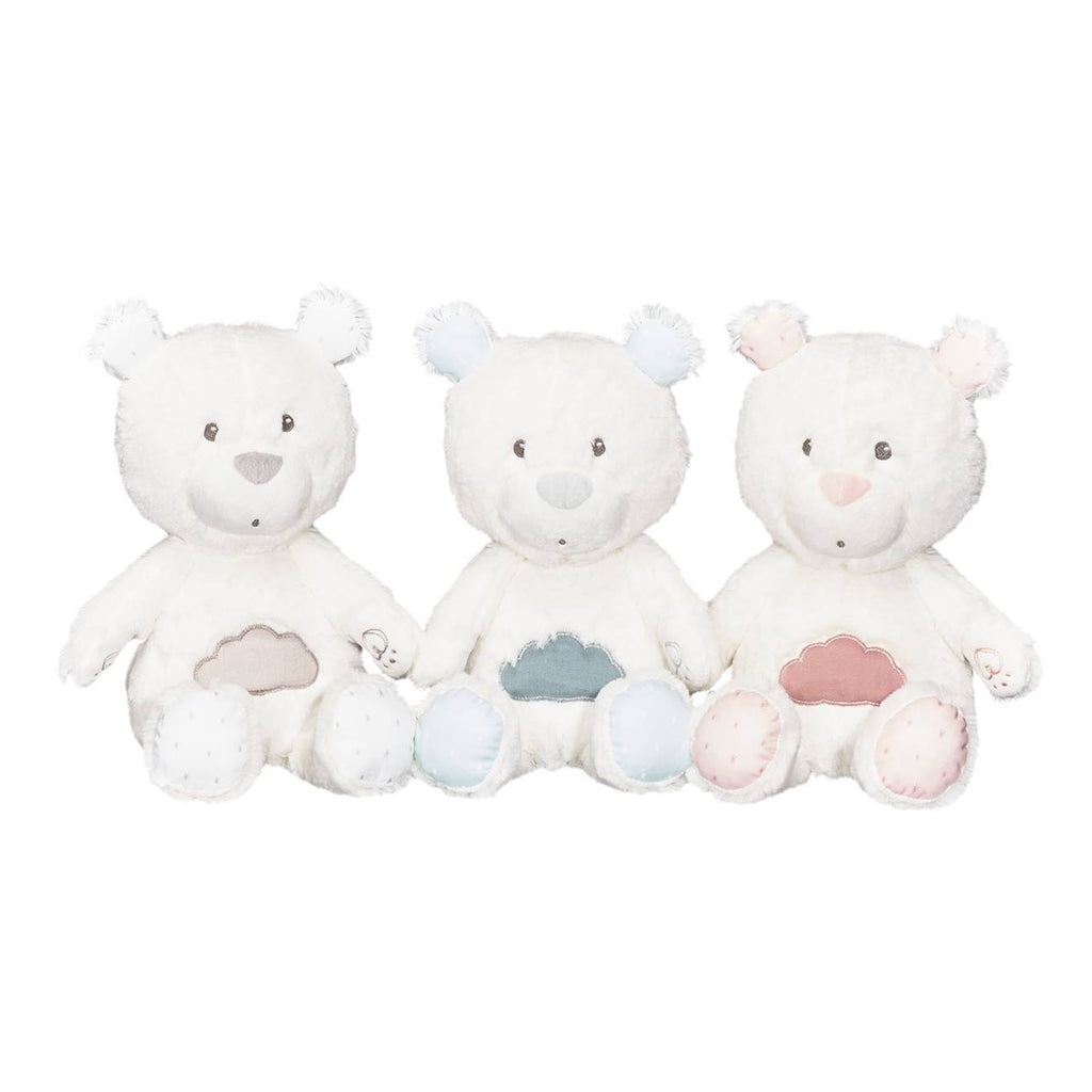 Doudou en velours - lily blanc/bleu