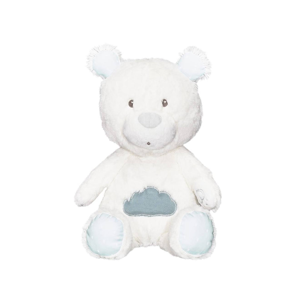 Doudou en velours - lily blanc/bleu