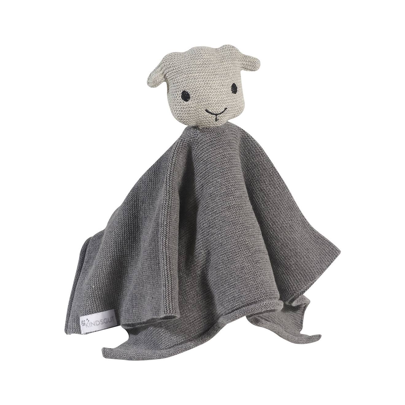 Doudou étoile gris clair