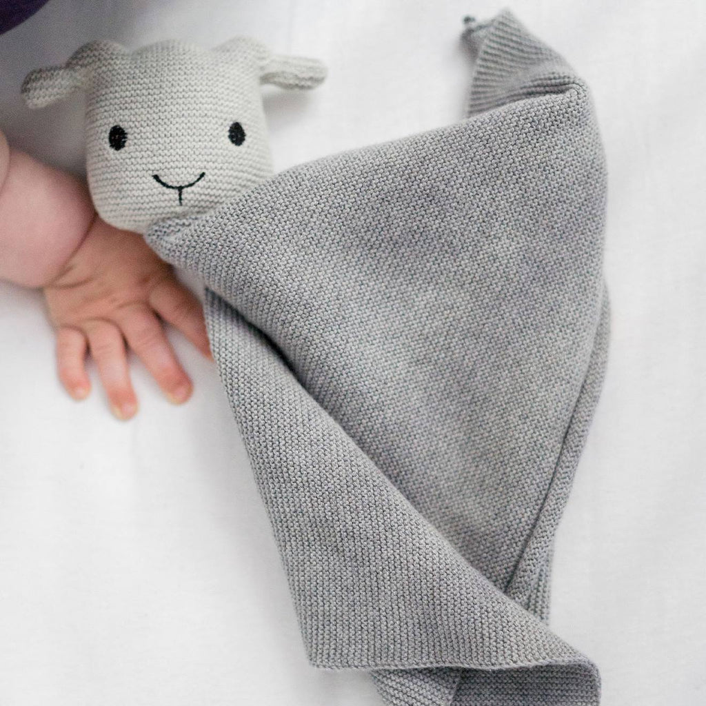 Doudou étoile gris clair