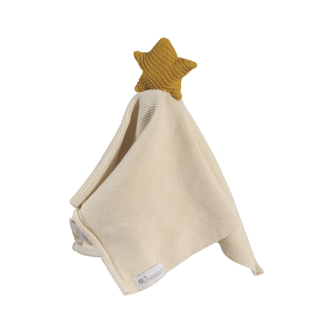 Doudou étoile moutarde