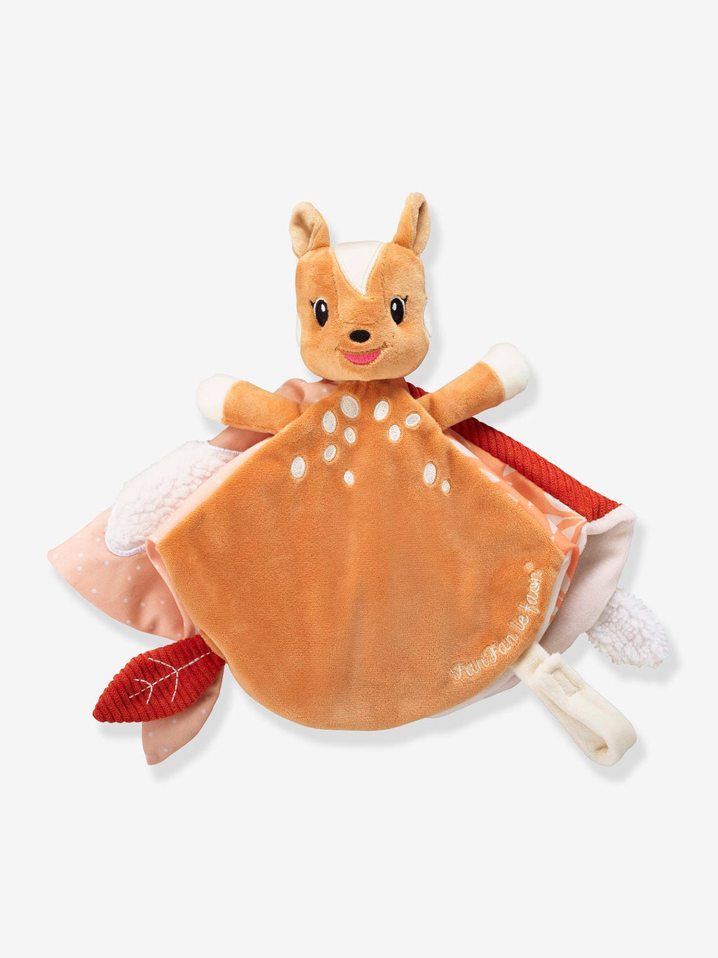 Doudou fanfan attache sucette Sophie la Girafe vulli multicolore
