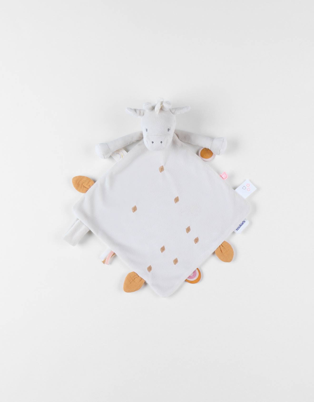 Doudou gigi en veloudoux ecru