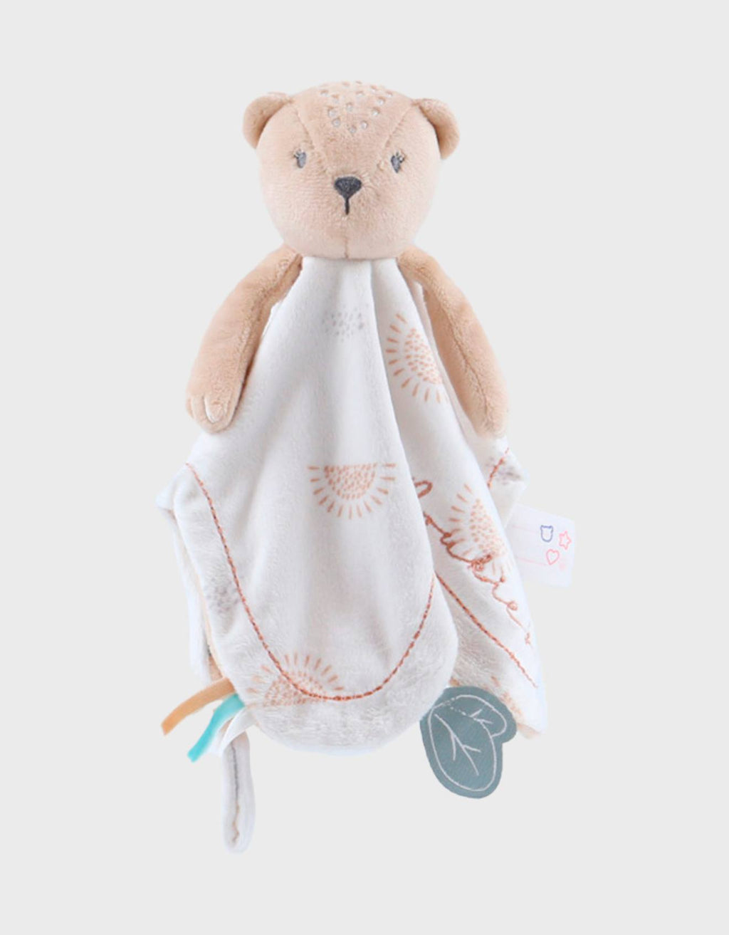 Doudou kendi en veloudoux ecru