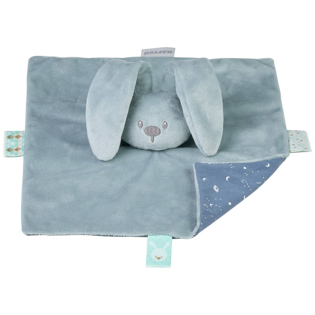 Doudou lapidou glow phosphorescent moka bleu