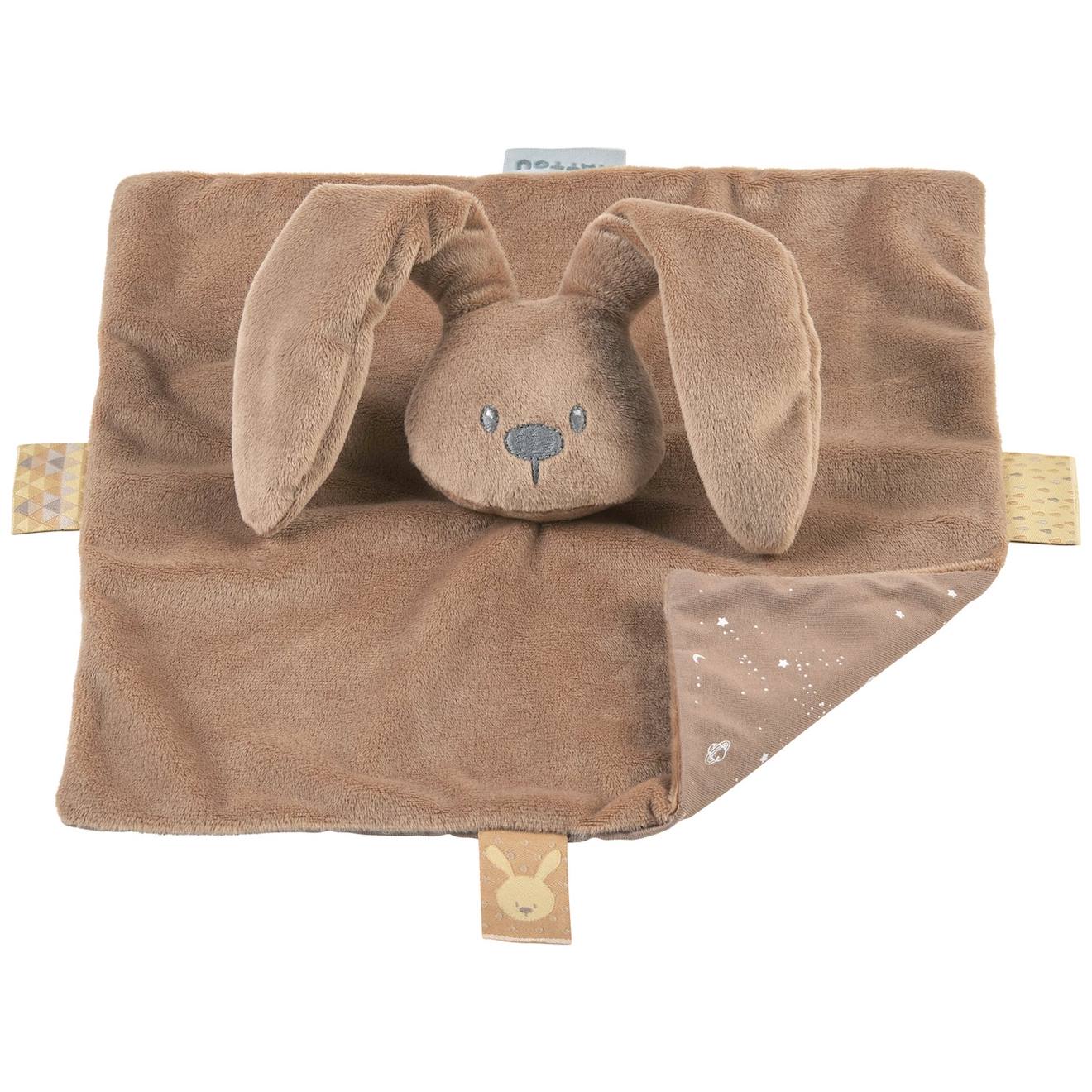 Doudou lapidou glow phosphorescent moka marron