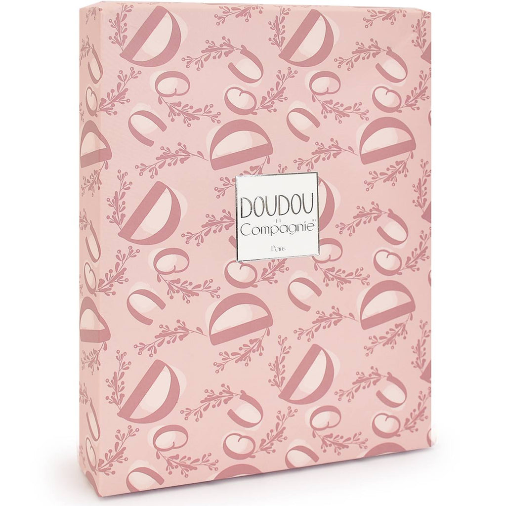 Doudou lapin 18 cm rose