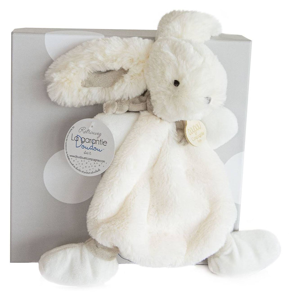 Doudou lapin bonbon marron