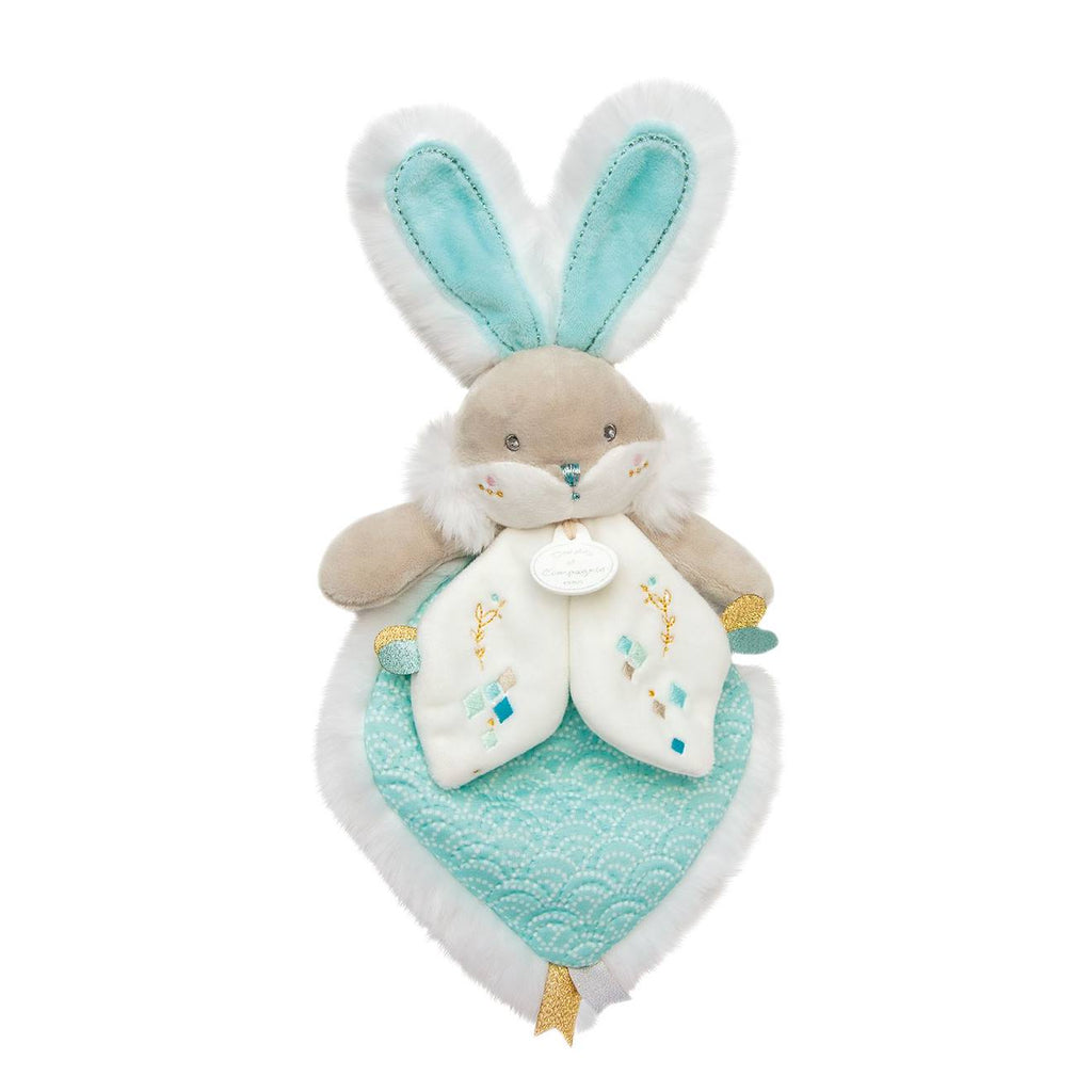 Doudou lapin de sucre amande vert