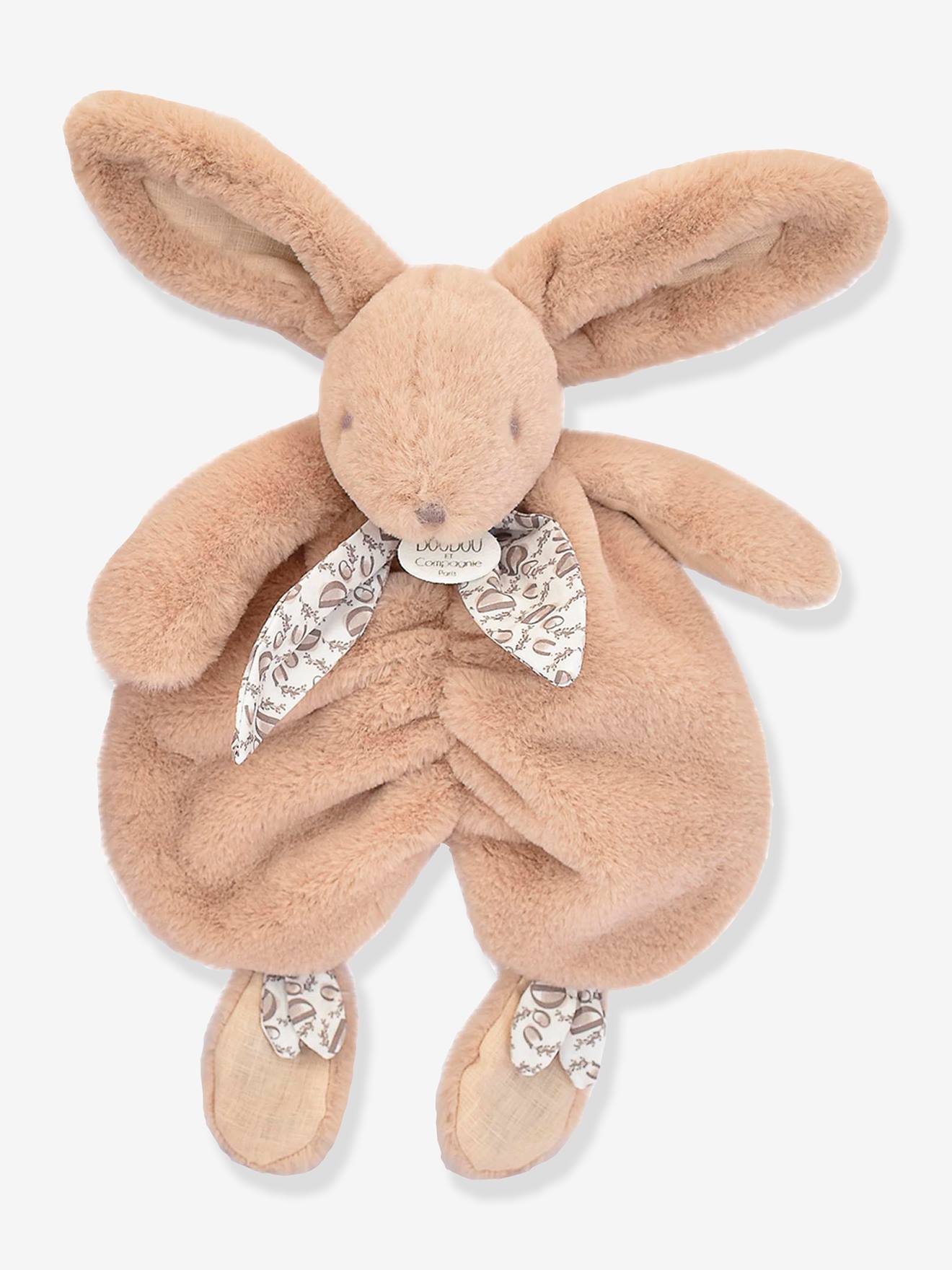 Doudou lapin beige sable