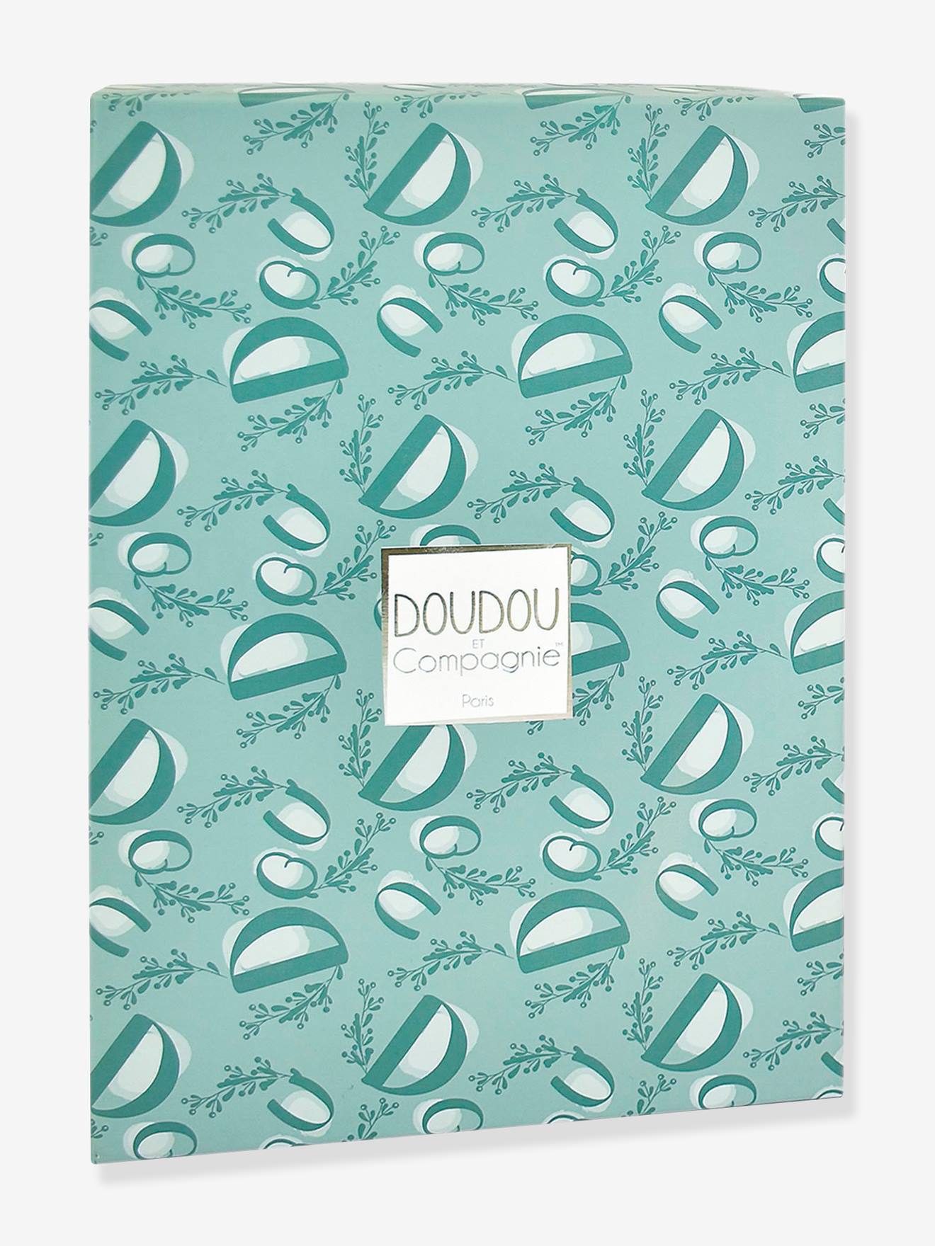 Doudou lapin vert sauge