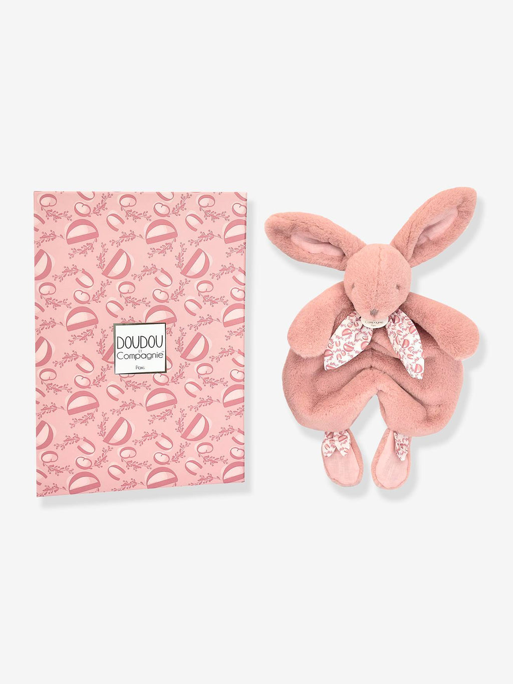 Doudou lapin rose