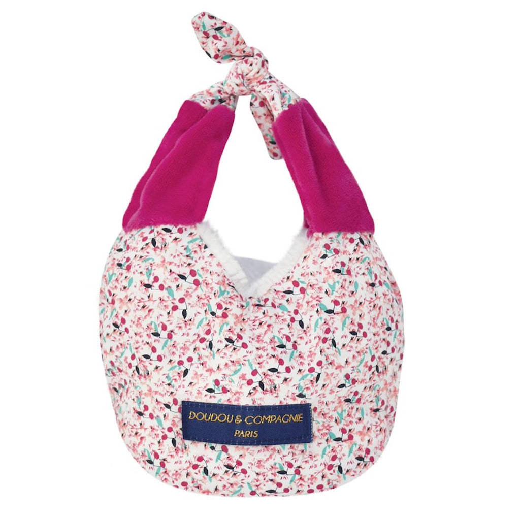 Doudou lapin marionnette blanc