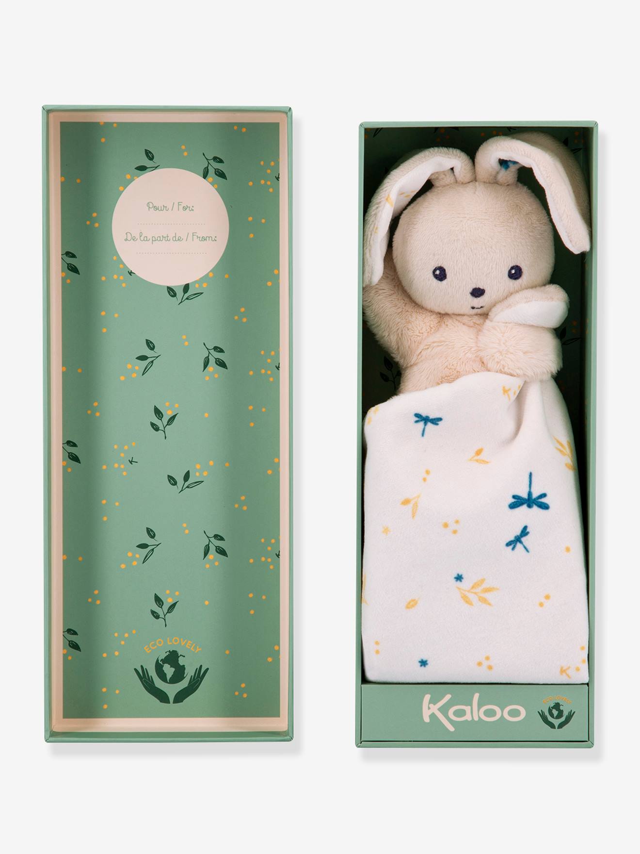 Doudou lapin - blanc