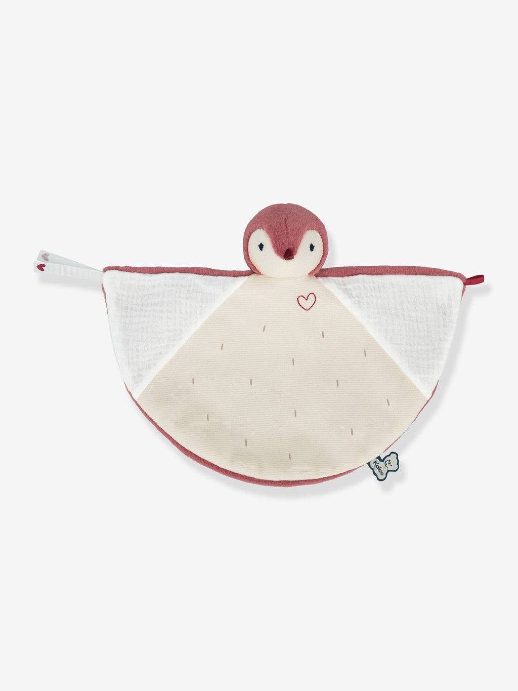 Doudou manchot complices - rose