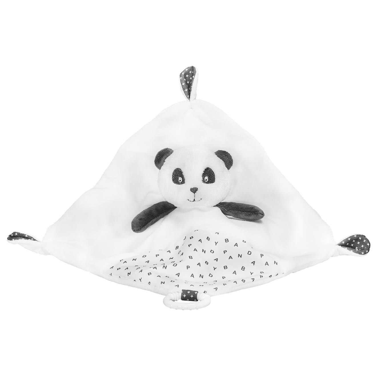Doudou mouchoir en velours - chao chao blanc
