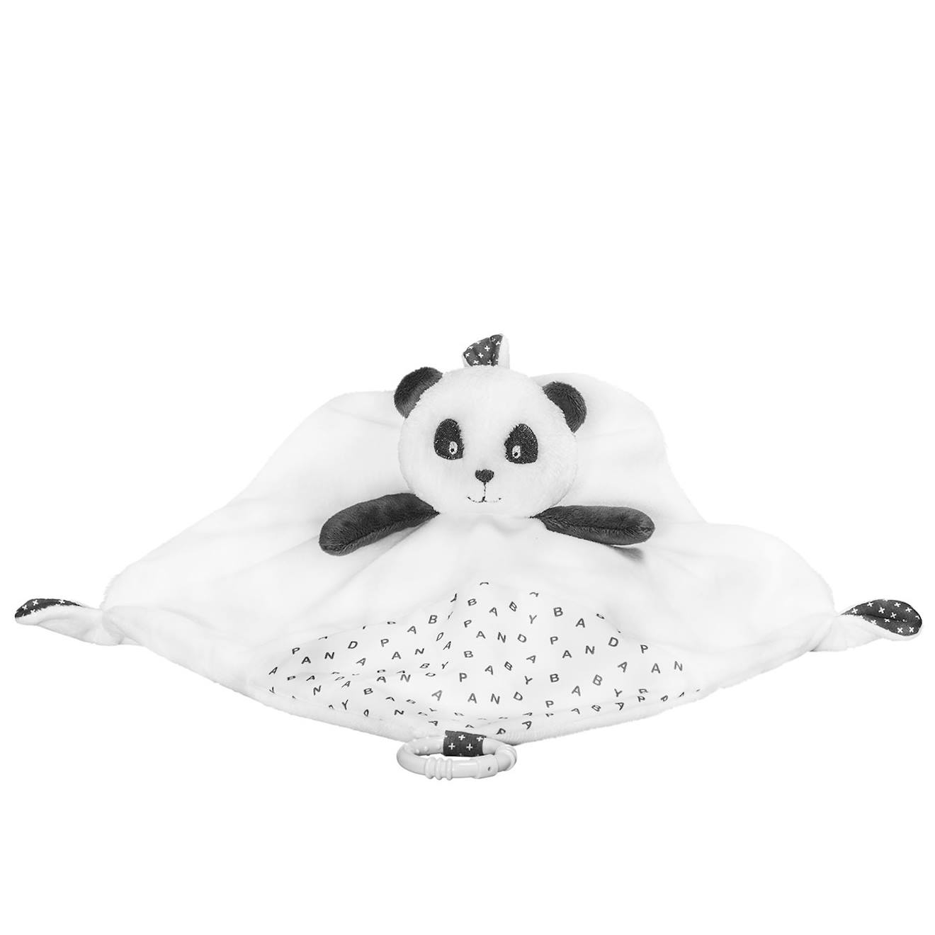 Doudou mouchoir en velours - chao chao blanc