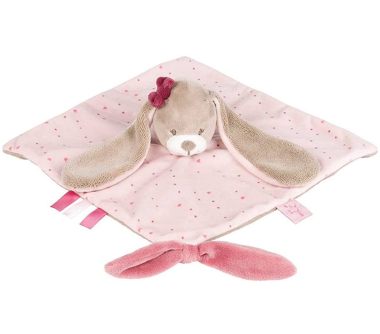 Doudou nina le lapin rose