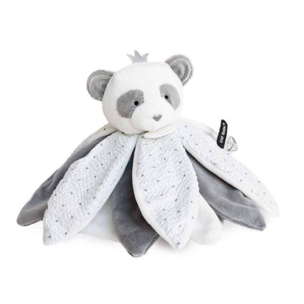 Doudou panda attrape-rêve 26 cm blanc
