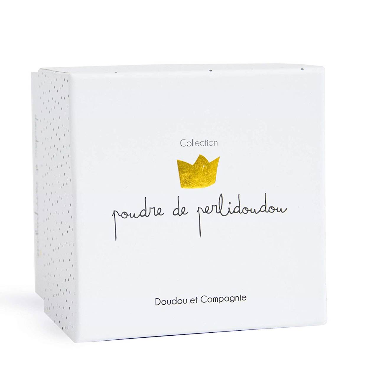 Doudou pantin ours petit roi blanc