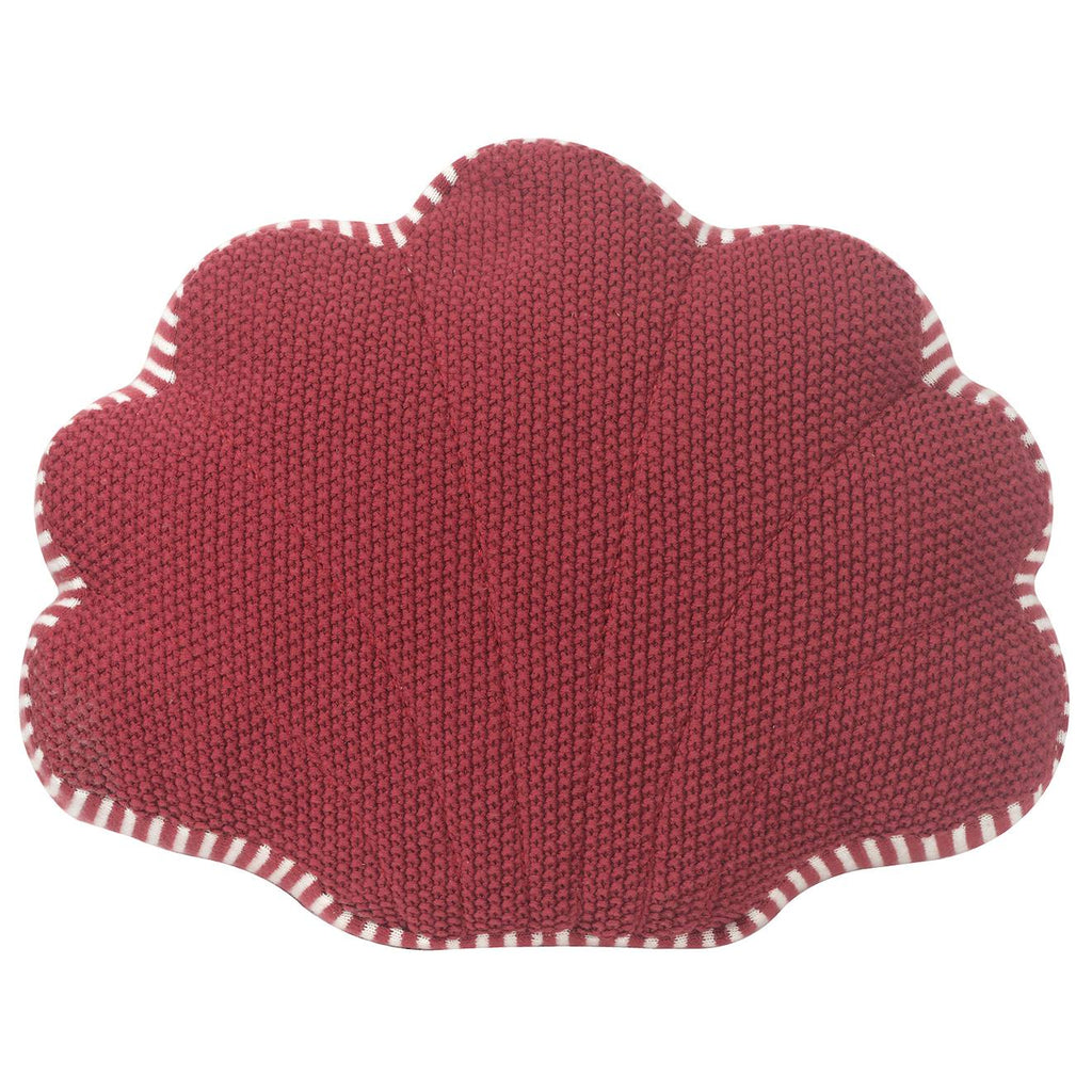 Doudou peluche coquillage rose pâle