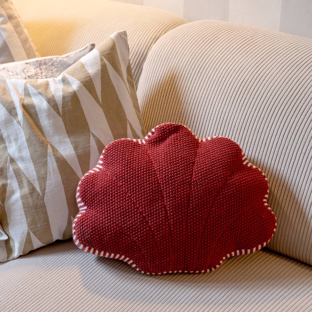 Doudou peluche coquillage rose pâle