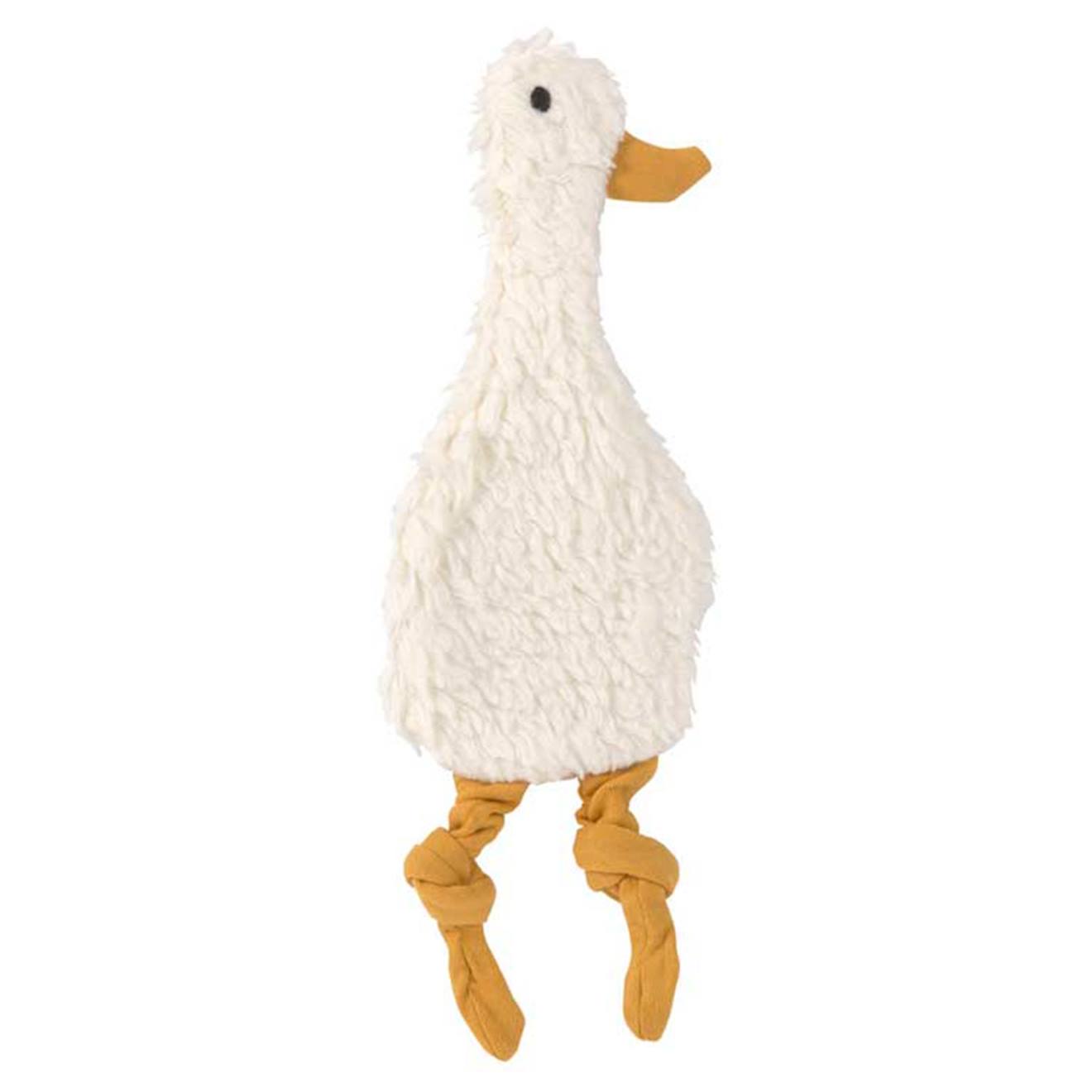 Doudou plat oie blanc