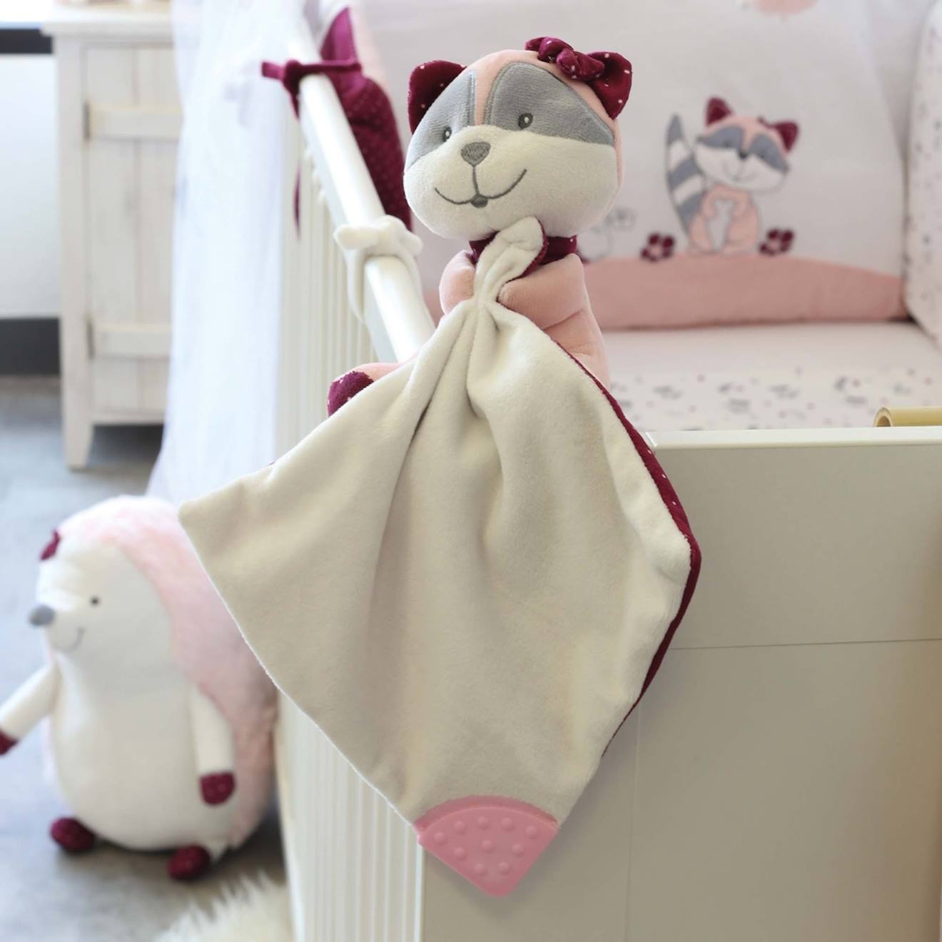 Doudou plat rose