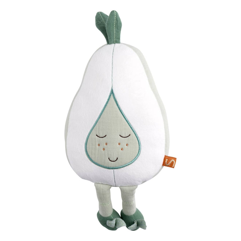 Doudou poire en coton - botanica blanc