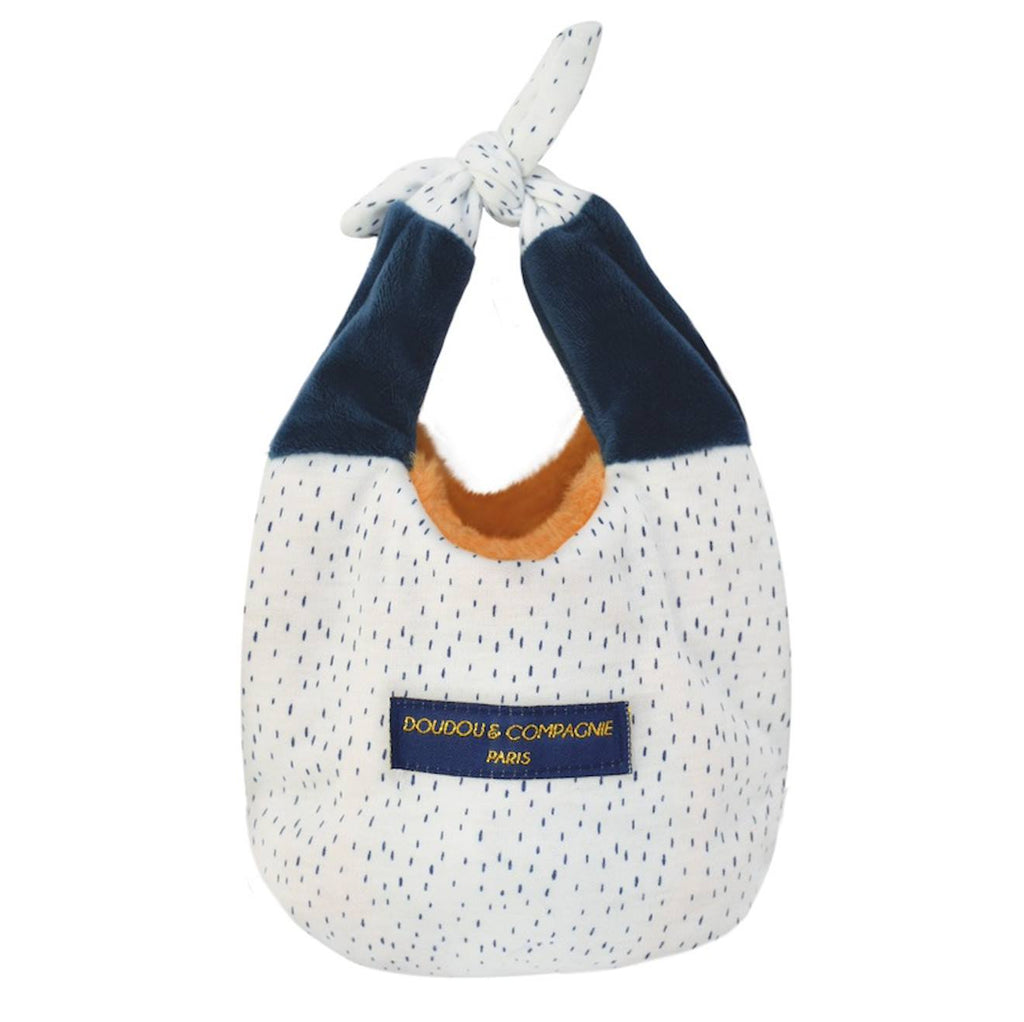 Doudou renard marionnette orange