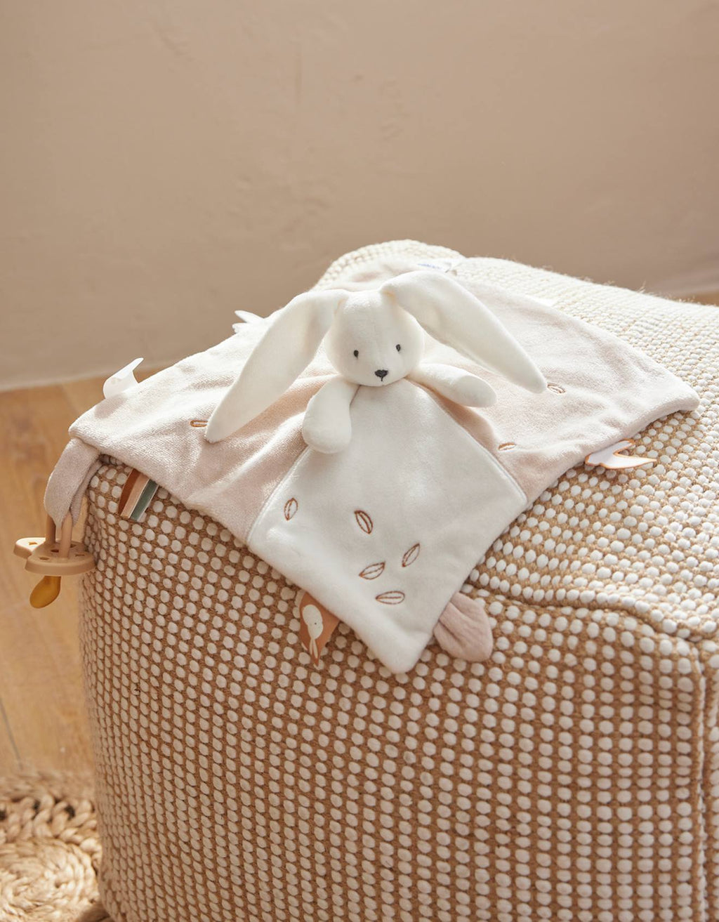 Doudou snow lapin ecru