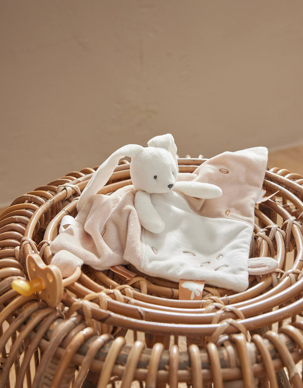 Doudou snow lapin ecru