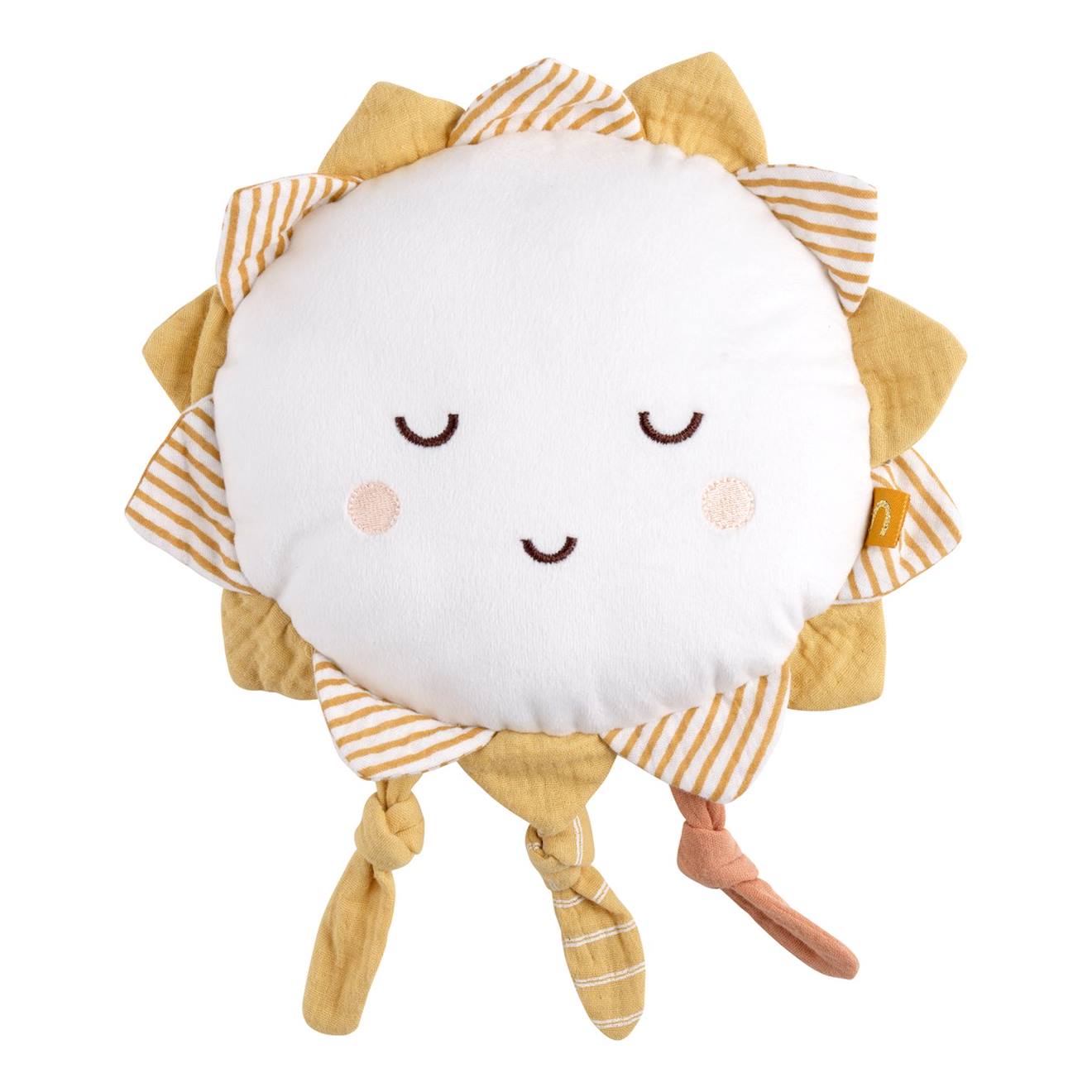 Doudou soleil en velours - sunlight blanc