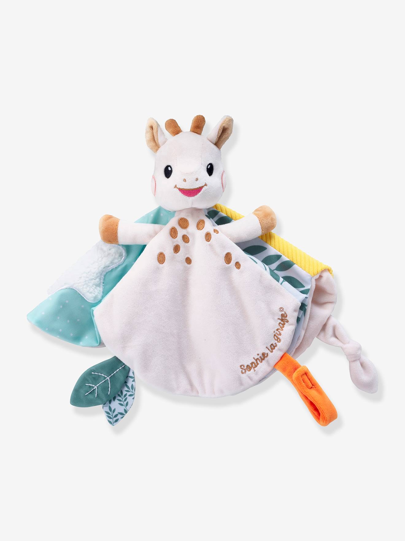 Doudou Sophie la Girafe attache sucette vulli beige