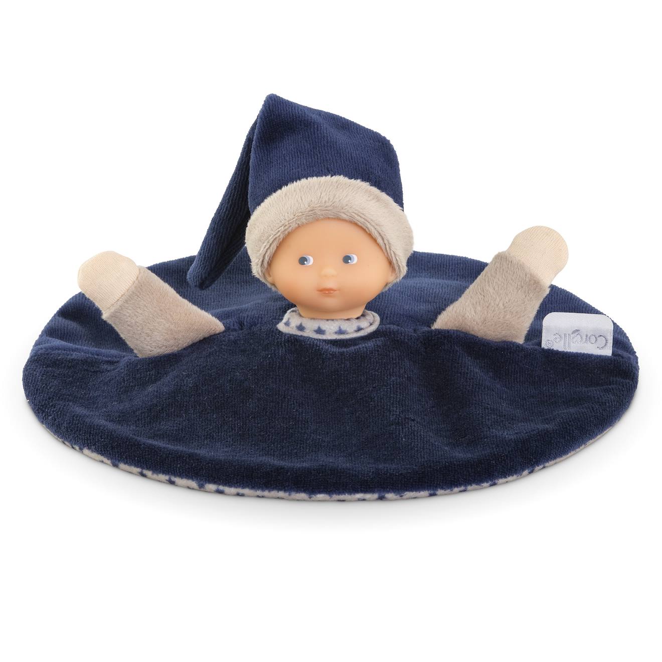 Doudou tidoudou marine rêves d'étoiles bleu