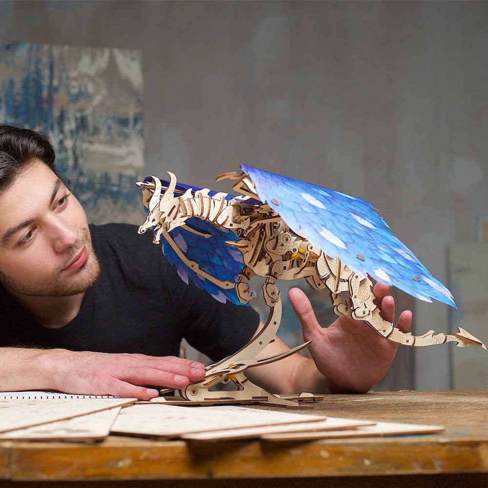 Dragon Tempête en Bois à Monter - Maquette Bois