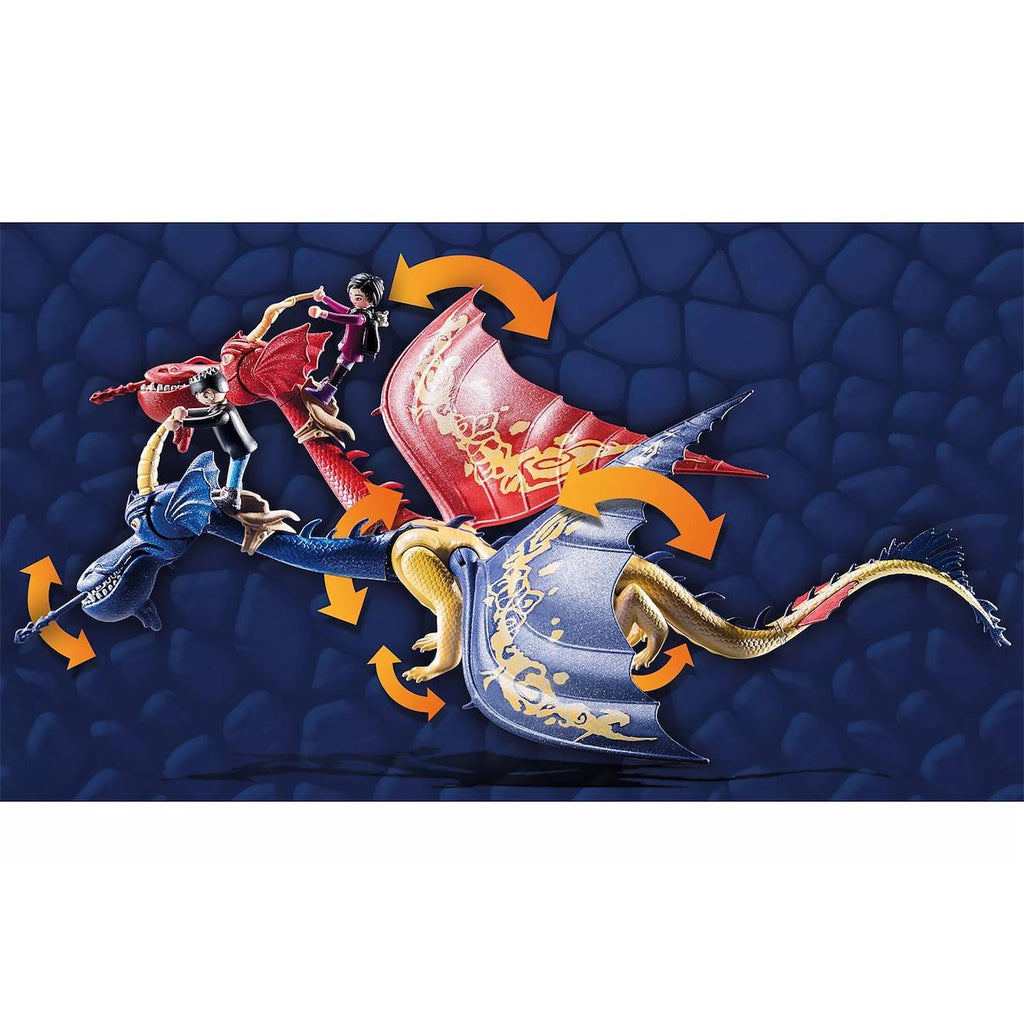 Dragons set de jeu the nine realms - wu & wei avec jun 71080 multicolore